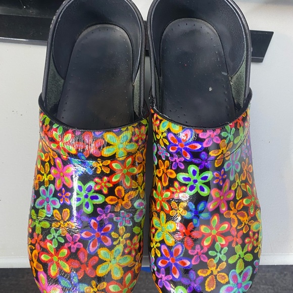 Dansko Limited Edition Professional - Flower Power' Clog Size 42 EUR 11.5-12 USA - Picture 5 of 9